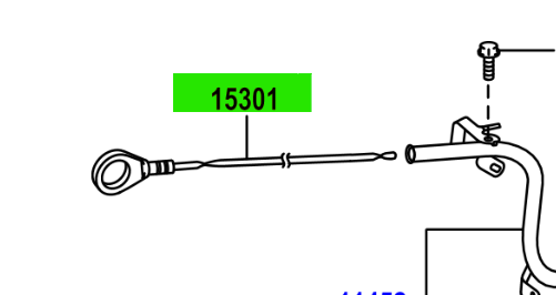 Toyota Yaris 2011-2014 1.0ltr Oil Dipstick