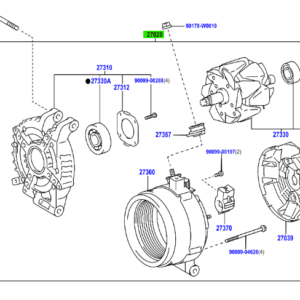 Toyota Avensis (2008-2018) Alternator Assy