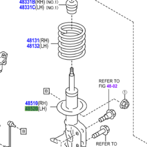 Toyota GT86 (2012-2016) Front Shock Absorber Assy (LH)