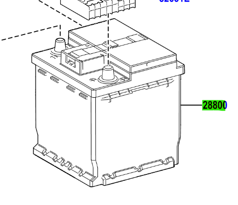 Toyota Yaris (2020-Present) 12V Battery