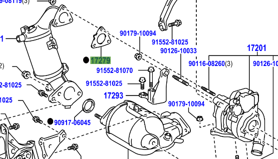 Toyota Urban Cruiser (2009-2016) Gasket from Turbo - Cat