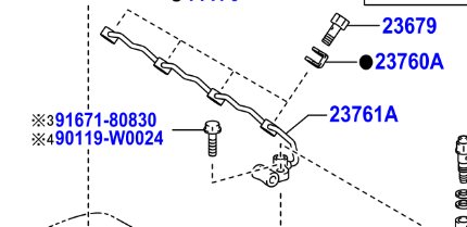Toyota RAV4 (2012-2019) Fuel Rail - For Injectors - Image 2