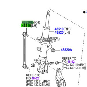Toyota IQ 2008-2014 Link Assy, Front Stabilizer