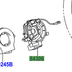 Toyota Aygo (2005-2014) Squib - Spiral Cable Sub-Assy - Airbag