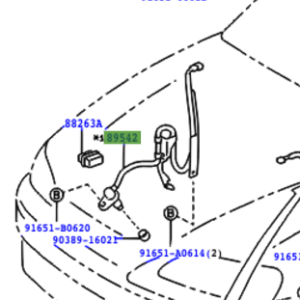 Toyota Paseo (1995-1999) Front RH ABS Sensor