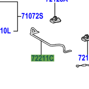 Toyota Yaris GR (2020-Present) Seat Track Adjusting Handle