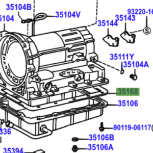 Toyota Hiace 1989-2005 Auto Gearbox Sump Gasket