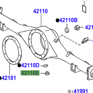 Toyota Hilux 2011-2015 Rear Axle Drain Plug