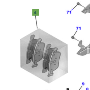Toyota Proace City 2019-Present Front Brake Pads