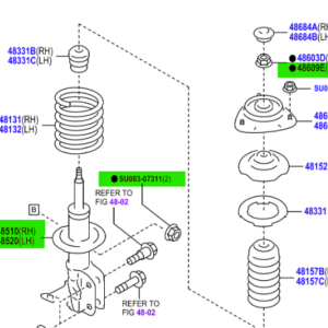 Toyota GR86 2022-Present Front Shock Absorber L/H