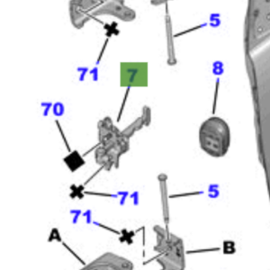 Toyota Proace 2013-2016 Front Door Check Strap