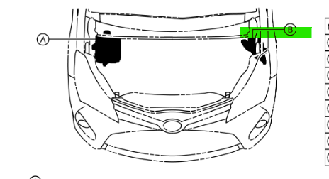 Toyota Yaris/Hybrid 2011-2014 Cover, Relay Block, Upper, No.1 - Image 2