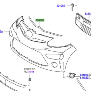 Toyota Aygo 2005-2014 Bonnet Seal
