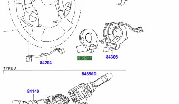 Toyota Prius 2003-2009 Steering Angle Sensor