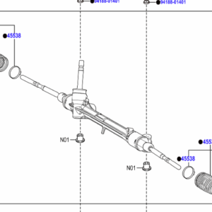 Toyota Prius 2015-2022 Steering Rack