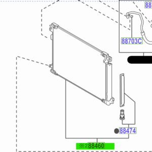 Toyota Prius 2015-2018 Aircon Condenser