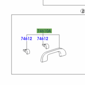 Toyota Yaris/Hybrid 2011-2014 Grab Handle