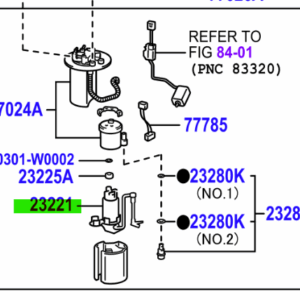 Toyota Avensis 2008-2018 Fuel Pump