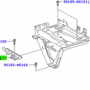 Toyota Aygo 2005-2014 Battery Clamp