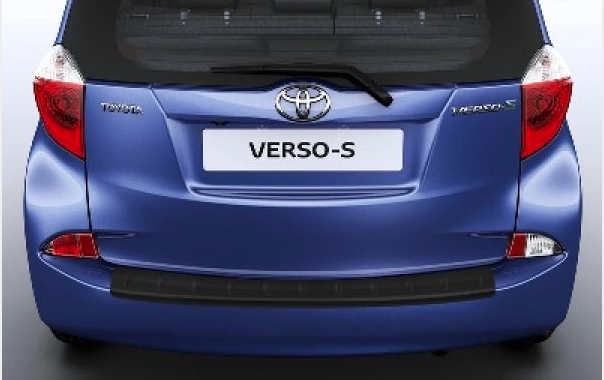 Toyota Verso-S 2010-2014 Rear Bumper Protector Black