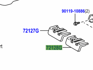 Toyota Verso 2009-2017 Inner Front Seat Track Bracket L/H