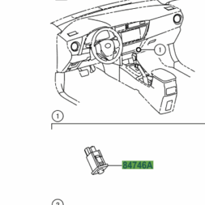 Toyota Auris/Hybrid 2012-2018 Tire Pressure Warning Switch