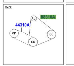 Toyota Estima 1999-2006 V Belt