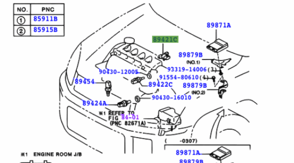 Toyota Rav4 2000-2005 Senser Turbo Pressure