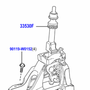 Toyota C-HR 2016-Present Shift Lever Knob