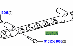 Toyota Land Cruiser 2002-2009 Common Rail Assy