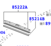 Toyota IQ 2008-2014 Original Wiper Blade L/H