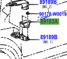 Toyota Corolla Verso 2004-2009 Yaw Rate Sensor