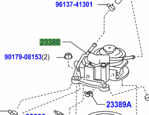 Toyota Verso 2009-2017 Fuel Filter Cap Assy