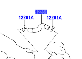 Toyota Avensis 2008-2018 Ventilation Hose