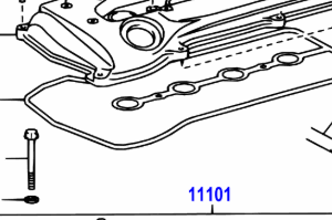 Toyota Rav 4-2005-2012-Rocker Gasket