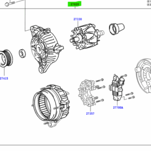 Toyota Hilux 2004-2012 Alternator