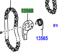 Toyota C-HR 2016-2023 Chain Tensioner Plate