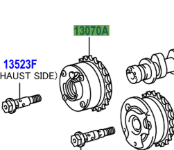Toyota C-HR 2016-2023 Camshaft Timing Gear Assy