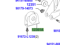 Toyota RAV4 2012-2019 Front Engine Mounting Insulator