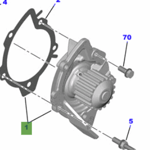 Toyota Proace G9 2013-2016 Water Pump