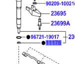 Toyota Verso 2009-2017 2L Diesel Turbo Injection Nozzle Seat