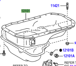 Toyota Hilux 2015-2020 Oil Pan Sub-Assy