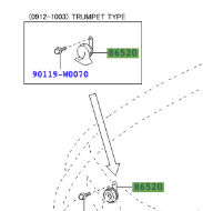 Toyota Auris/Hybrid 2007-2013 Low Pitched Horn Assy