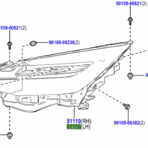 Toyota C-HR 2023- Headlamp Assy L/H