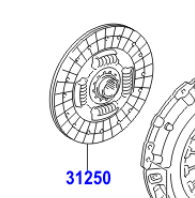 Toyota Yaris (FRP) 2005-2011 Clutch Disc Assy
