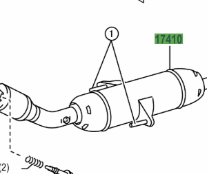 Toyota Auris/Hybrid 2012-2018 Catalytic Convertor