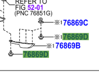 Toyota Aygo 2014- Screw W/Washer
