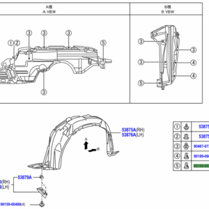 Toyota Yaris Hybrid 2014-2020 Grommet