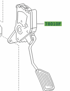 Toyota Yaris (FRP) 2005-2011 Pedal Assy Accelerator