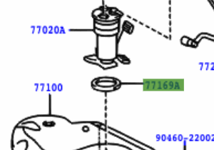 Toyota Yaris (FRP) 2001-2005 Fuel Suction Tube Gasket